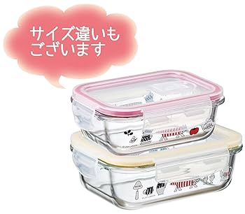 Amazon｜スケーター (skater) 耐熱ガラス製 保存容器 リサ
